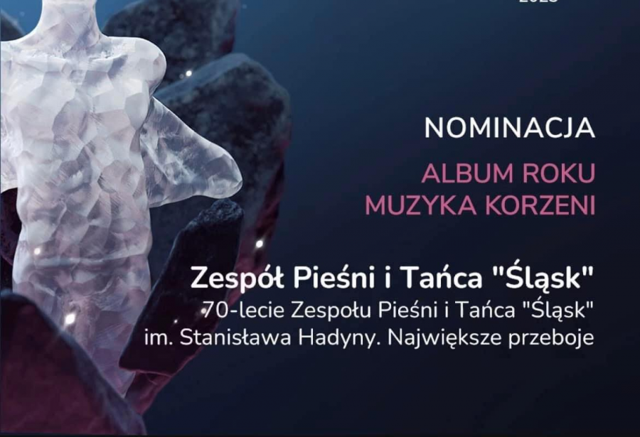 Trzy nominacje do nagrody FRYDERYK dla Zespołu „Śląsk”!